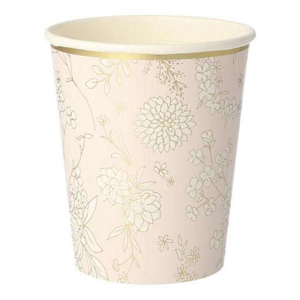 Vasos de papel English Garden - Set de 8-product