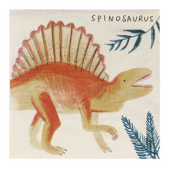 Dinosaur Paper Napkins - Set of 16-product