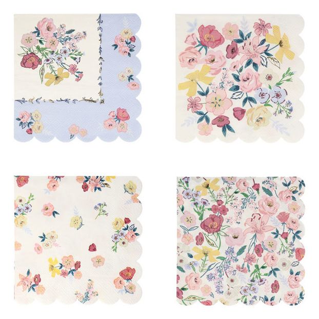 English Garden Paper Napkins - Set of 16-product