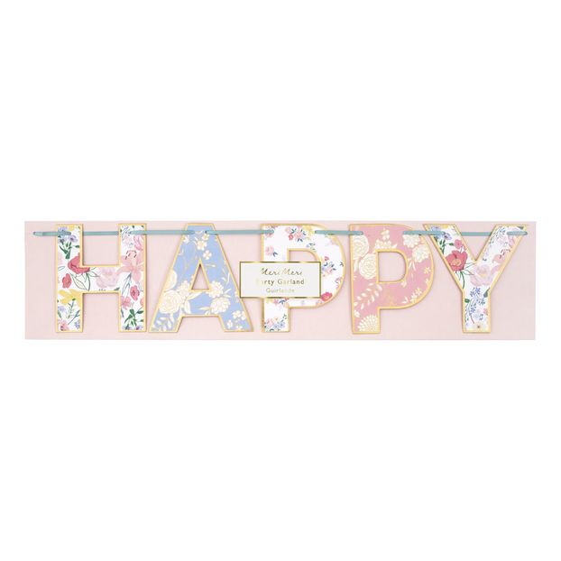 English Garden Birthday Garland-product