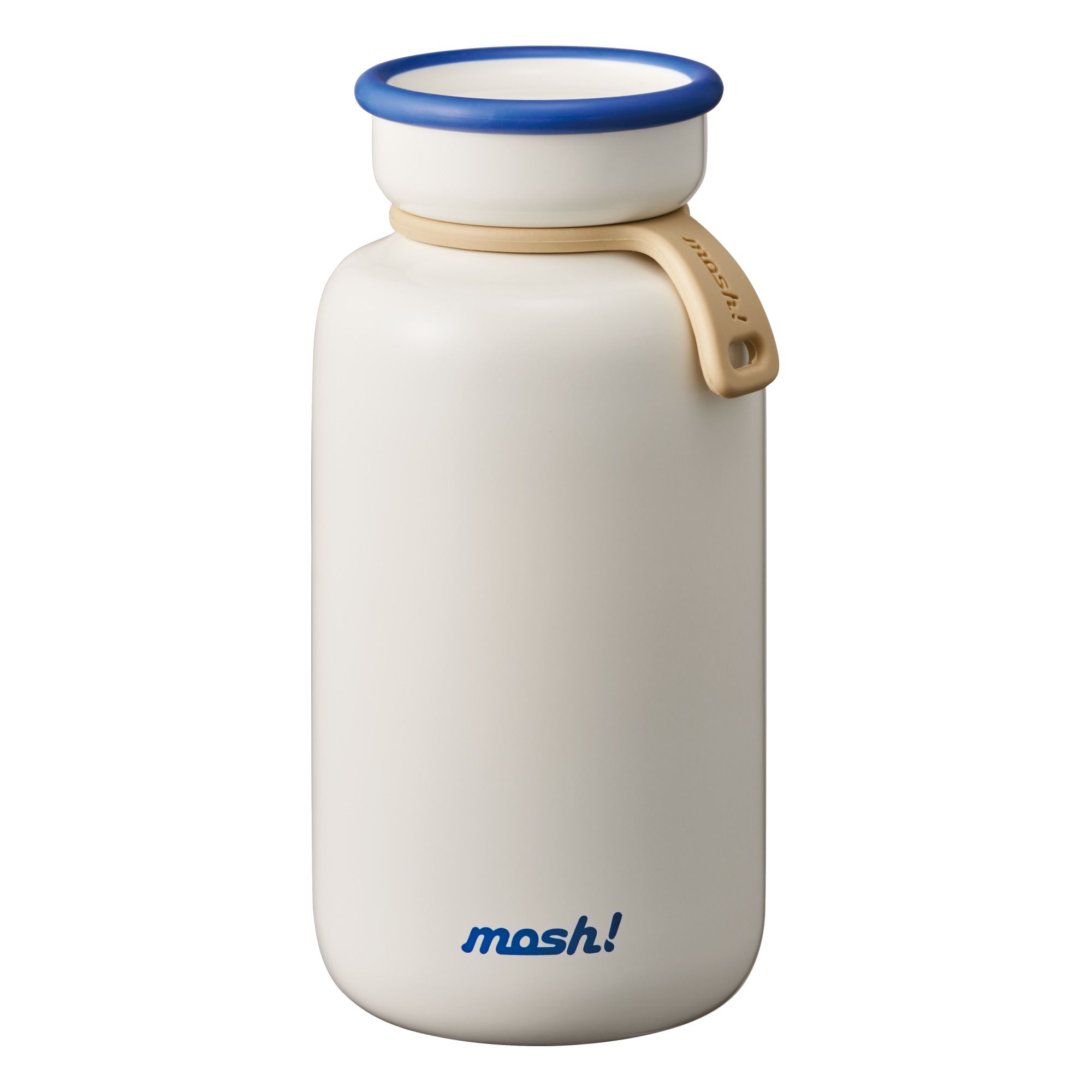 Stainless Steel Bottle 450ml White- Product image n°0