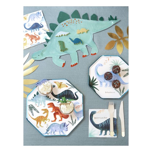 Dinosaur Cardboard Plates - Set of 8-product