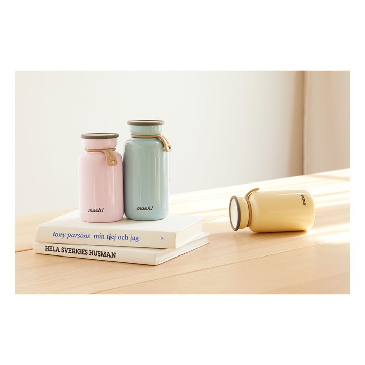 Gourde en acier inoxydable 450ml | Rose pêche- Image produit n°1