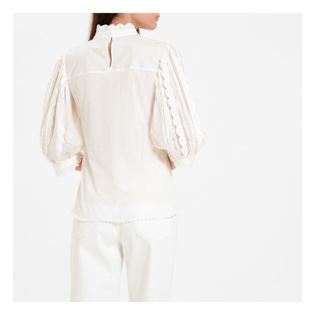 Blusa Festonnée Popeline-product