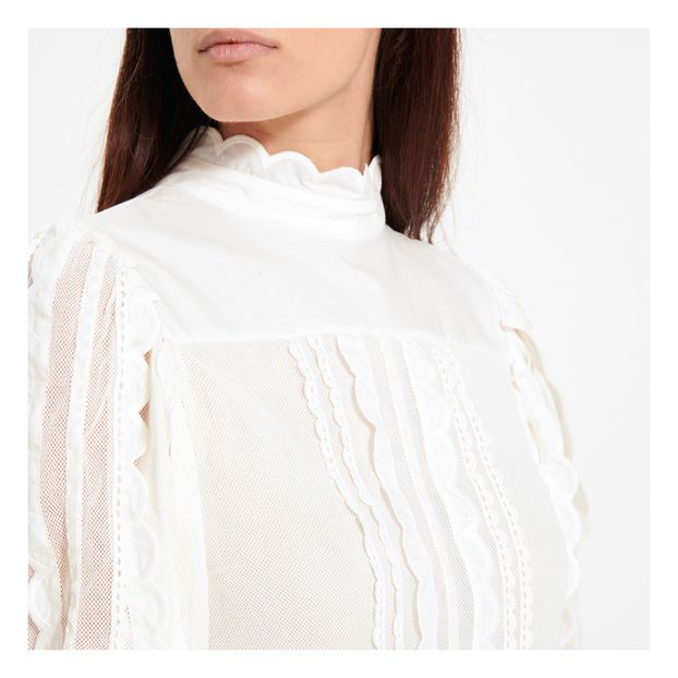 Blusa Festonnée Popeline-product