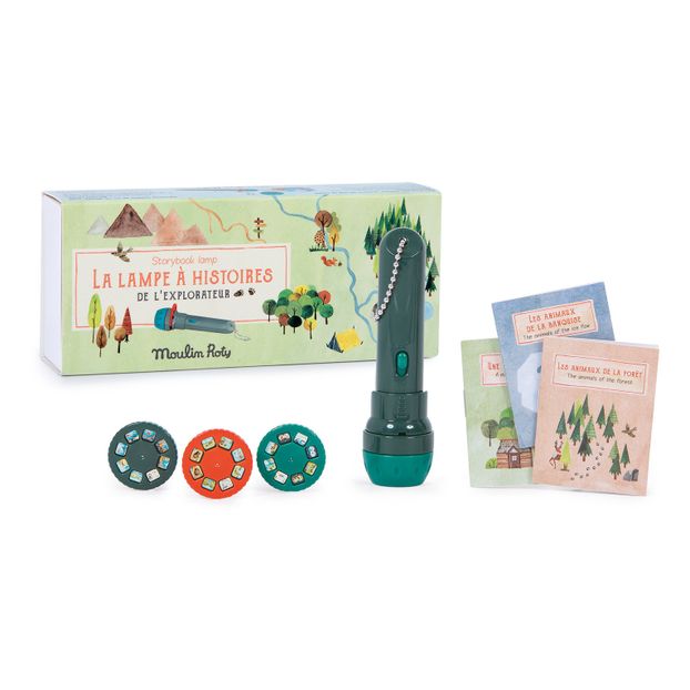 Lámpara de historia del explorador con 3 minis Libros-product