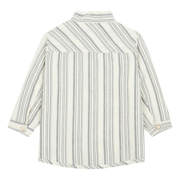 Striped Cotton and Linen Shirt-product