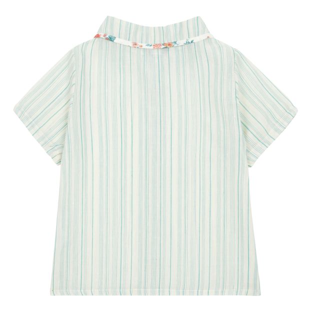 Striped Cotton and Linen Blouse-product