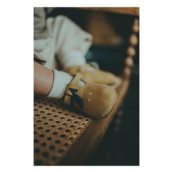 Chaussons Nanoe Nubuck | Jaune citron- Image produit n°1