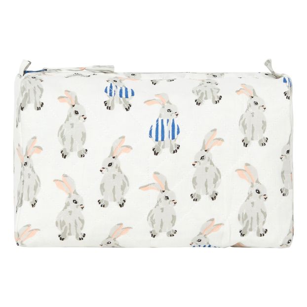 Rabbit Print Round Wash Bag-product