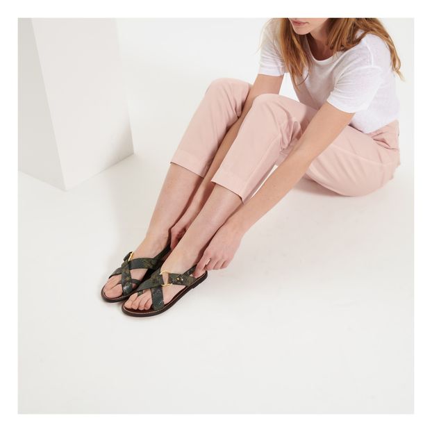 Sandalias Piel tipo pitón Florence-product