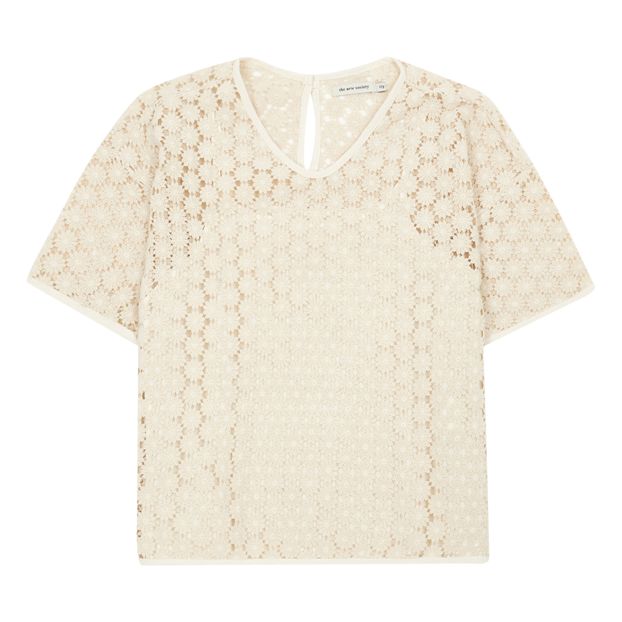 Jasmine Organic Cotton Crochet Top-product