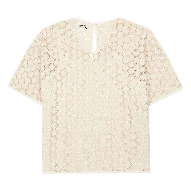 Jasmine Organic Cotton Crochet Top-product