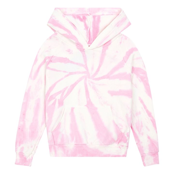 Tie Dye Eighties x Californian Vintage Hoodie | Pink- Product image n°0