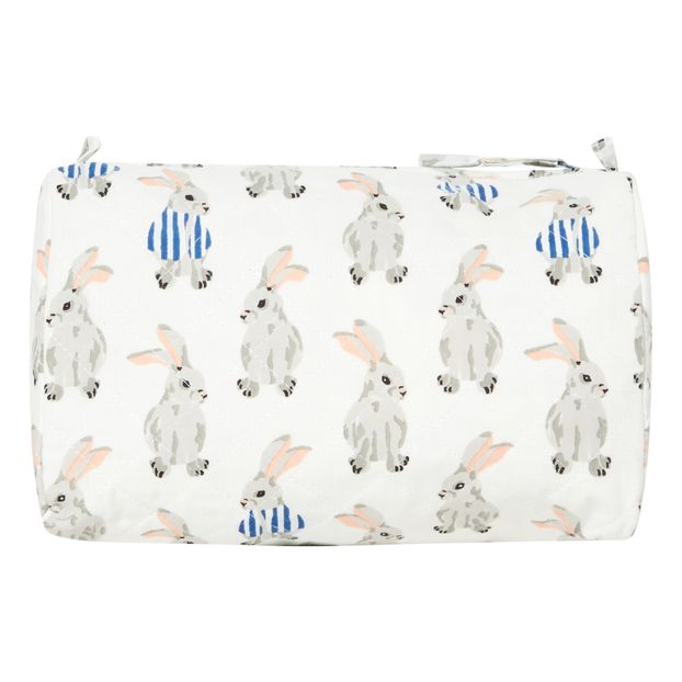 Rabbit Print Round Wash Bag-product