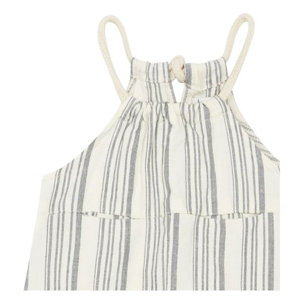 Striped Cotton and Linen Jumpsuit-product