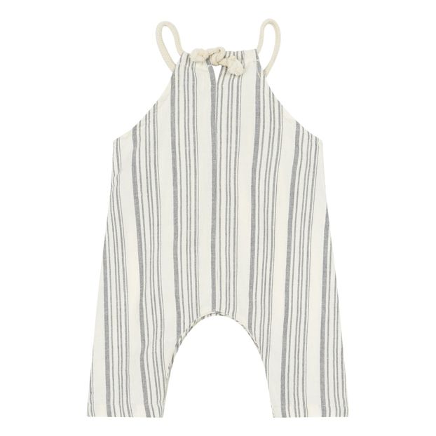 Striped Cotton and Linen Jumpsuit-product