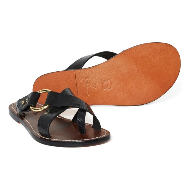 Sandalias Piel tipo lagartija Jouvance-product