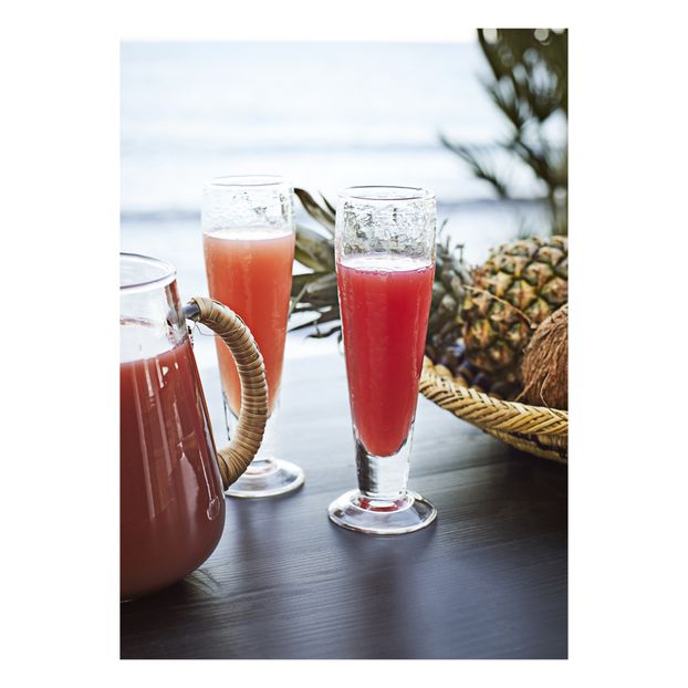 Carafe en verre avec anse en bambou-product