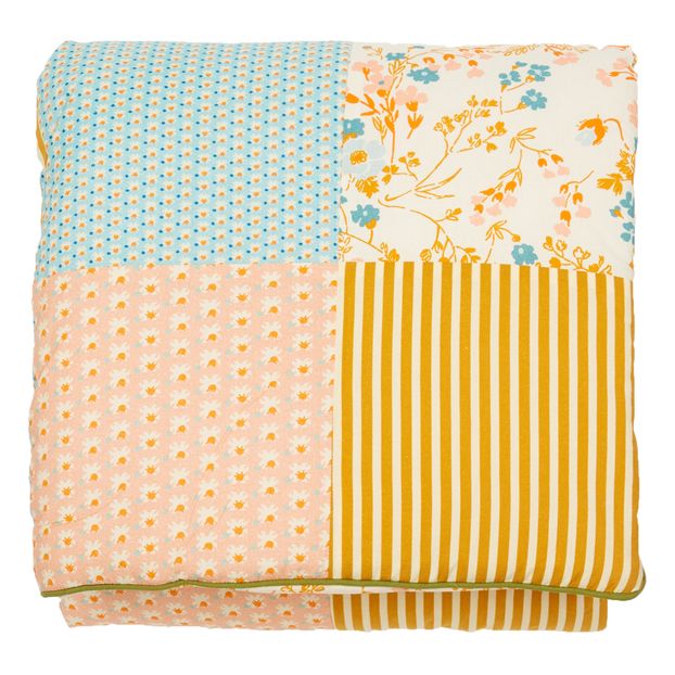Suzon cotton patchwork throw-product