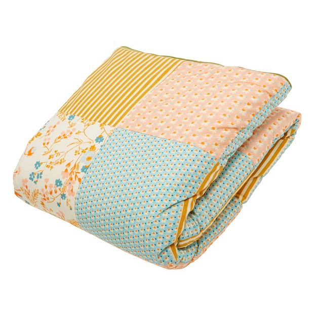 Suzon cotton patchwork throw-product