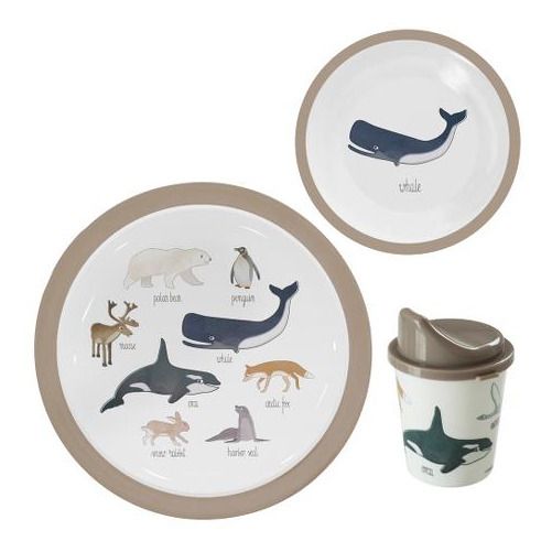 Arctic Melamine Tableware Set of 3-product