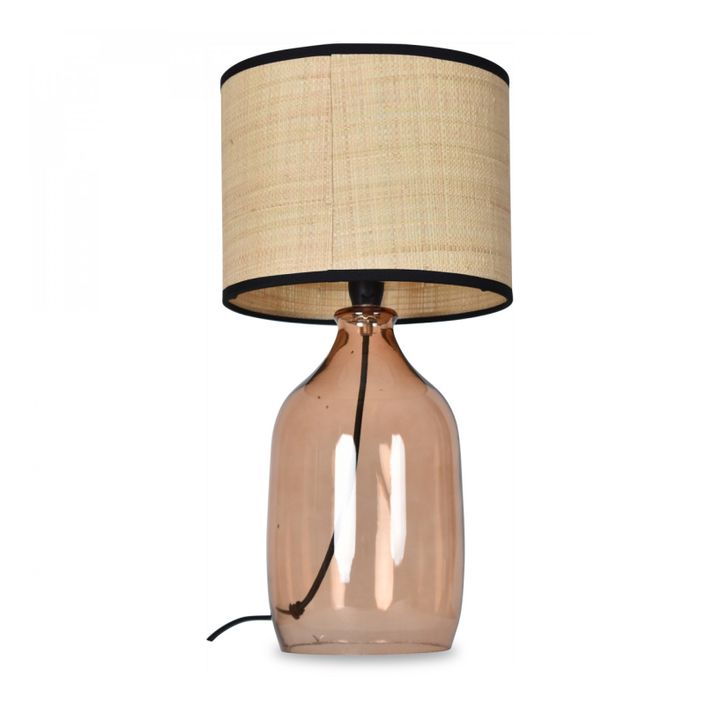Glass Table Lamp | Amber- Product image n°0