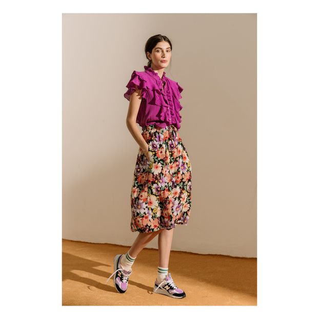 Falda Seda Flores Tammy-product