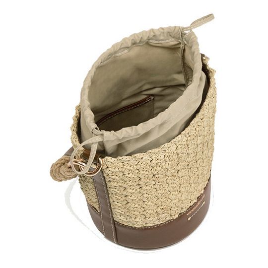 Sac Holly Mini Seau Cuir et Raphia-product