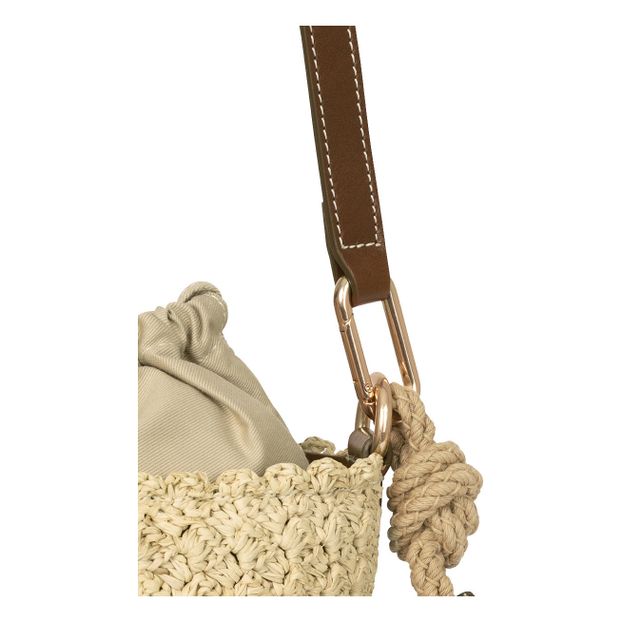 Sac Holly Mini Seau Cuir et Raphia-product