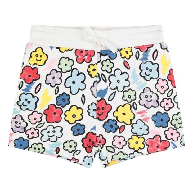 Short Molleton Coton Bio Fleurs-product