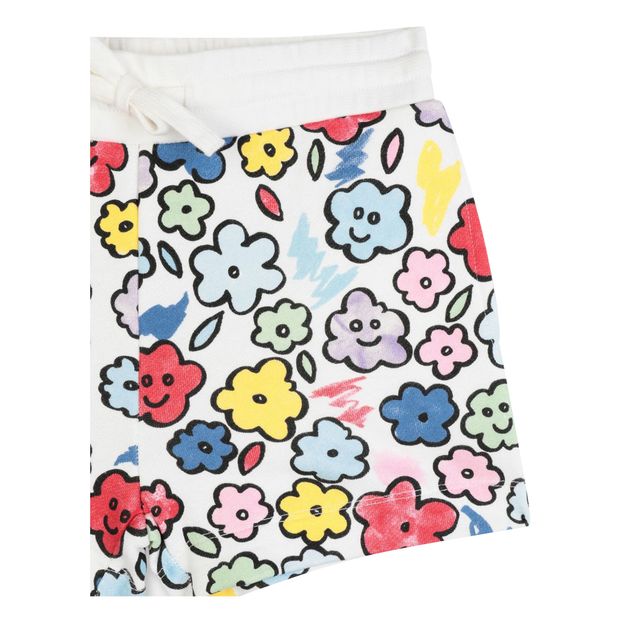 Short Molleton Coton Bio Fleurs-product