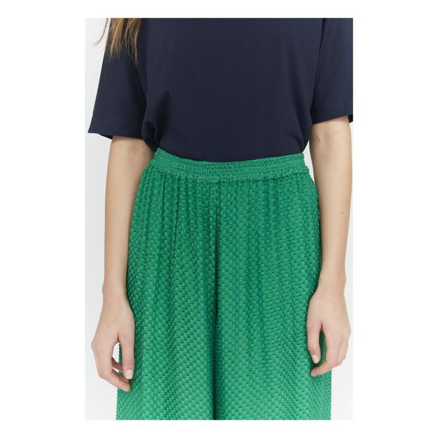 Pantalón Large Jacquard de Seda Plumetis Nor-product