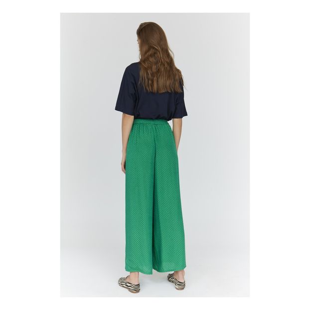 Pantalón Large Jacquard de Seda Plumetis Nor-product