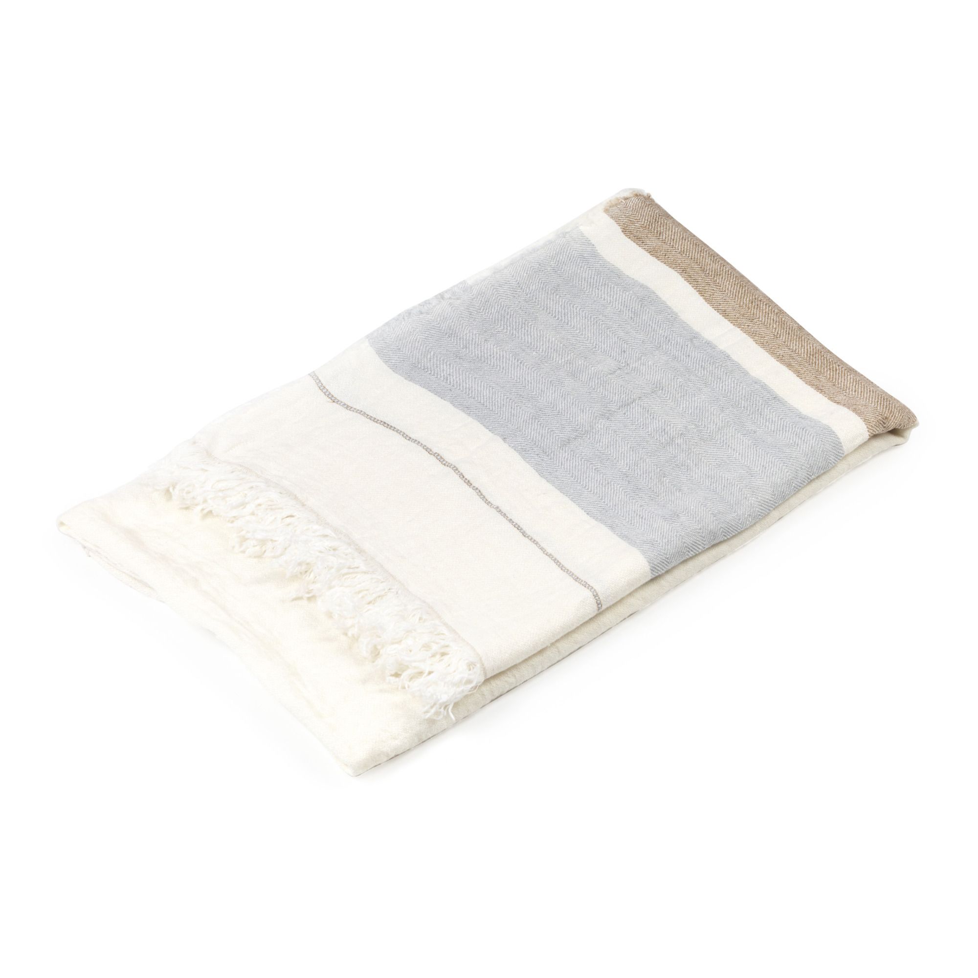 Toalla de playa Belgian | Blanco- Imagen del producto n°0