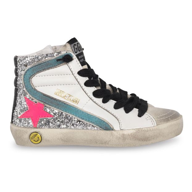 Deportivas Piel Glitter Slide-product