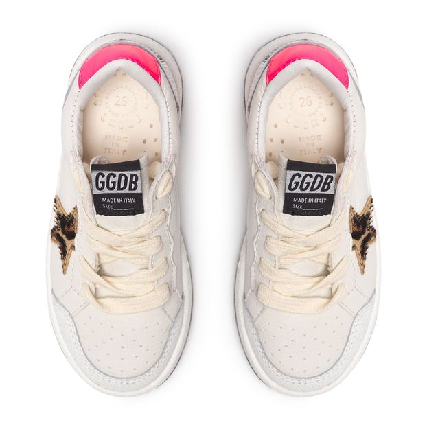 Baskets Cuir Léopard Ball Star-product