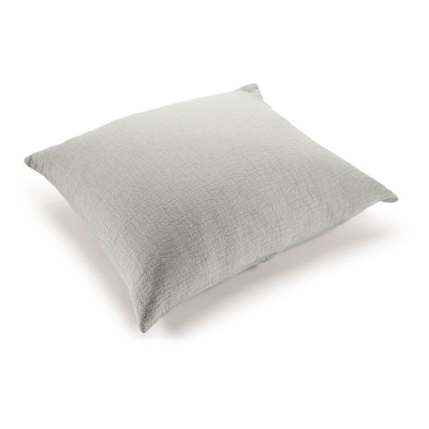 Coussin en coton jacquard effet froissé-product