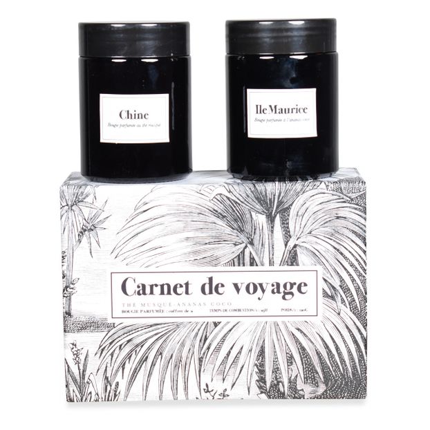 Bougies Thé musqué & Ananas coco - Set de 2-product
