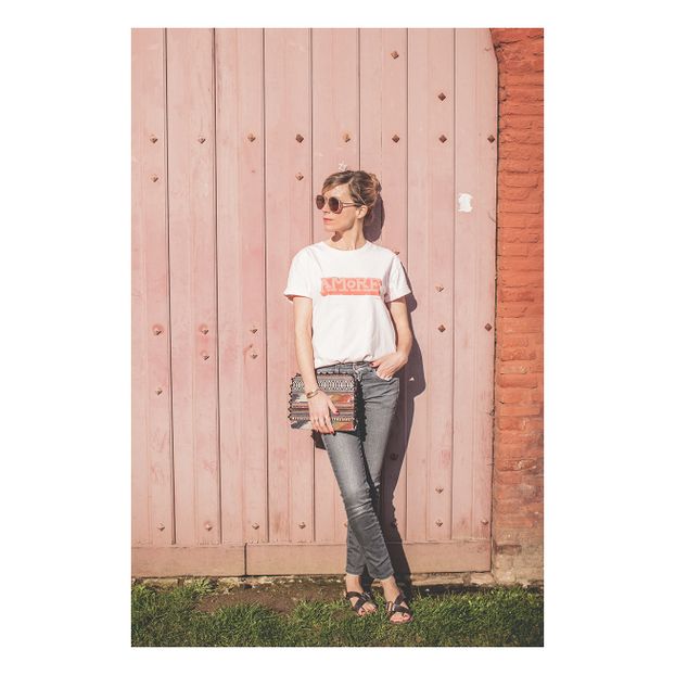 T-Shirt Amore Coton Bio -Collection Femme--product