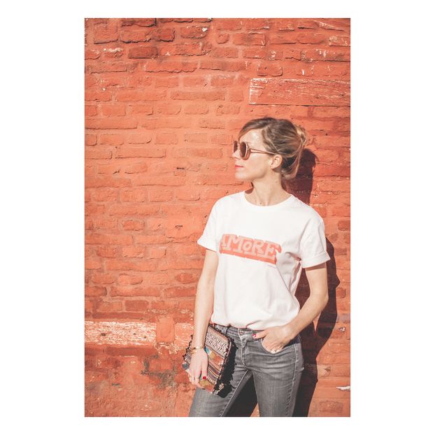 T-Shirt Amore Coton Bio -Collection Femme--product
