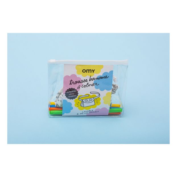 Trousse Banane à colorier et ses feutres-product
