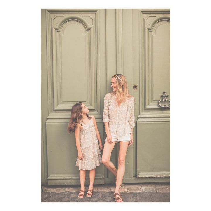 Robe Longue Livia | Rose pâle- Image produit n°1