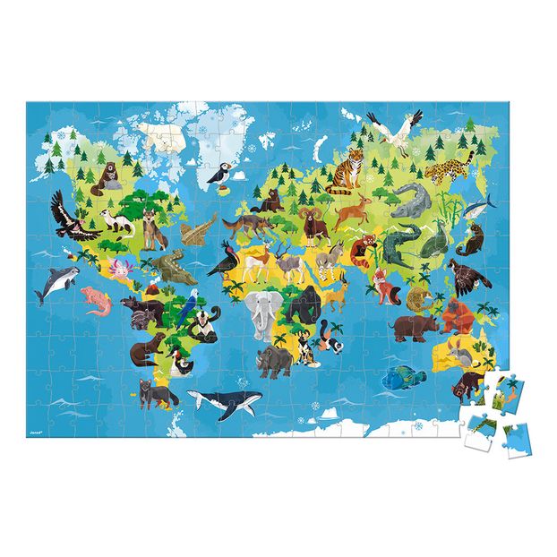 Puzzle educativo Los Animales Amenazados - 200 piezas-product