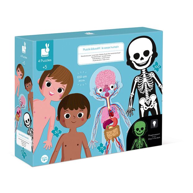 Human Body Educational Puzzle - Set of 3-product