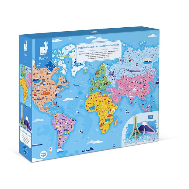 Puzzle éducatif Les Curiosités Du Monde - 350 pièces-product