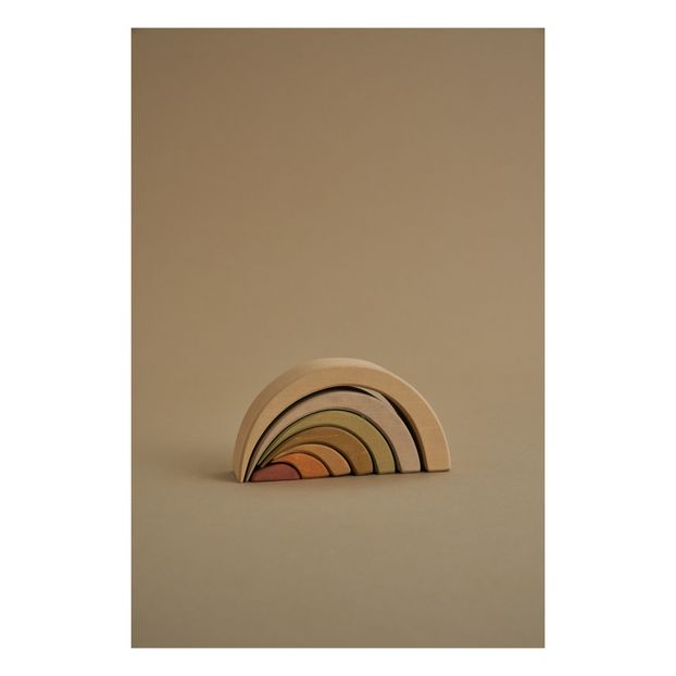 Asymmetrical Wooden Rainbow Blocks-product