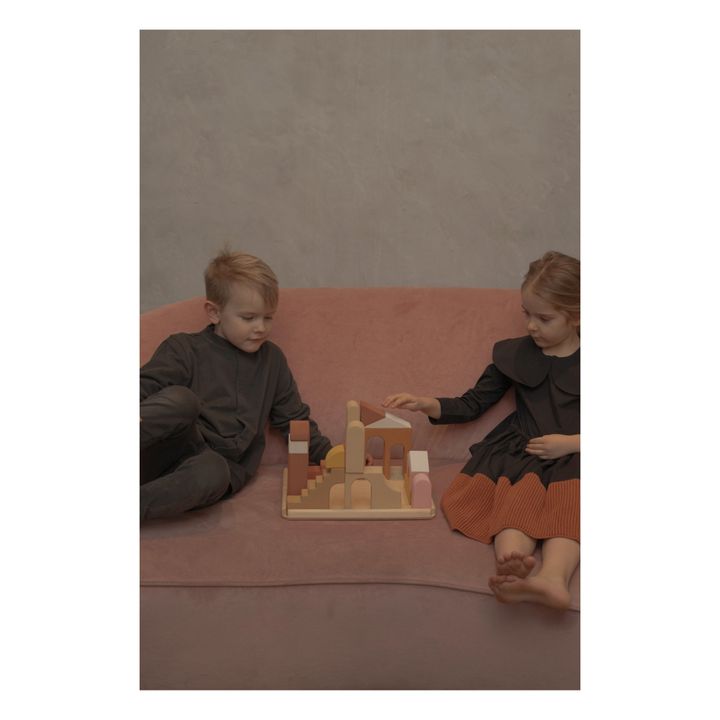 Jeu de construction maison en bois- Image produit n°1