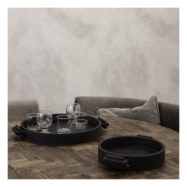 Plateau rond en bois-product