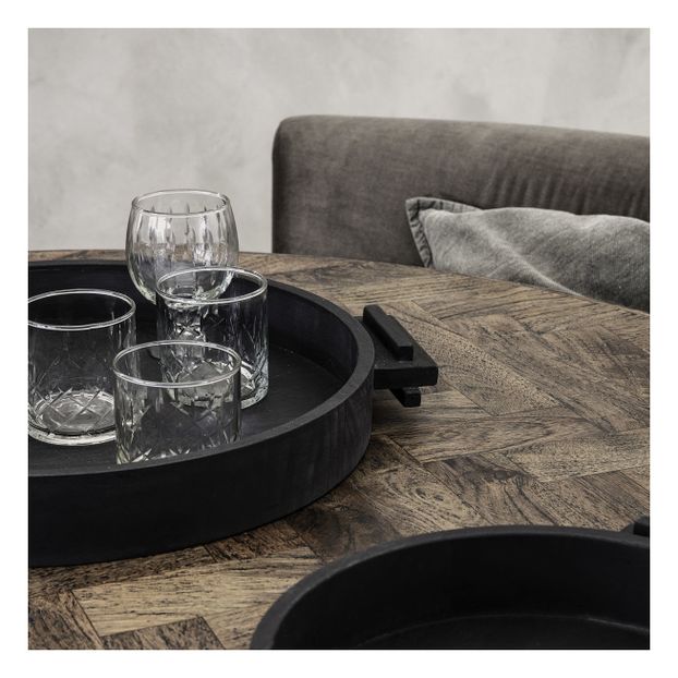 Plateau rond en bois-product